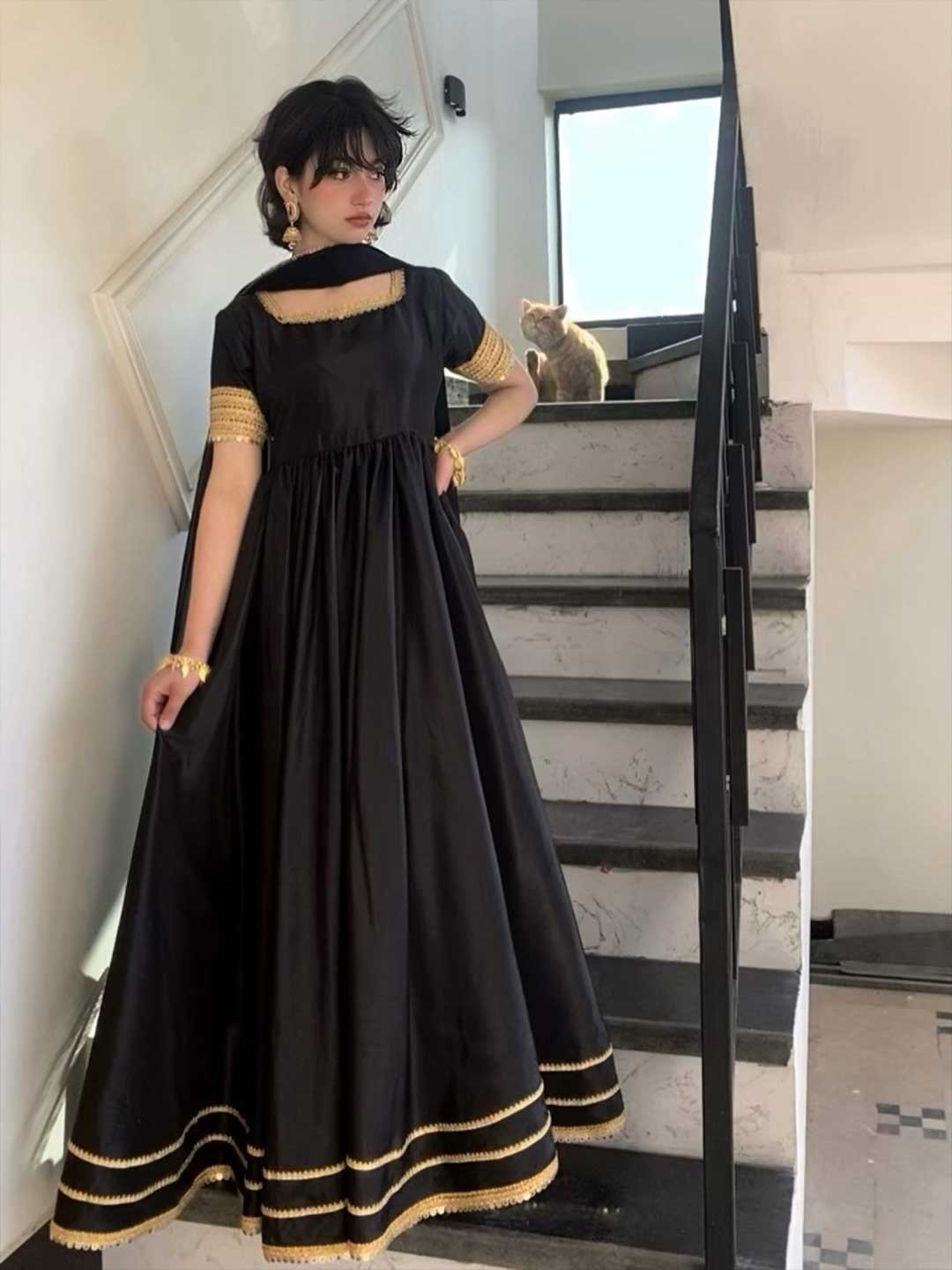 Black Frock AS D002