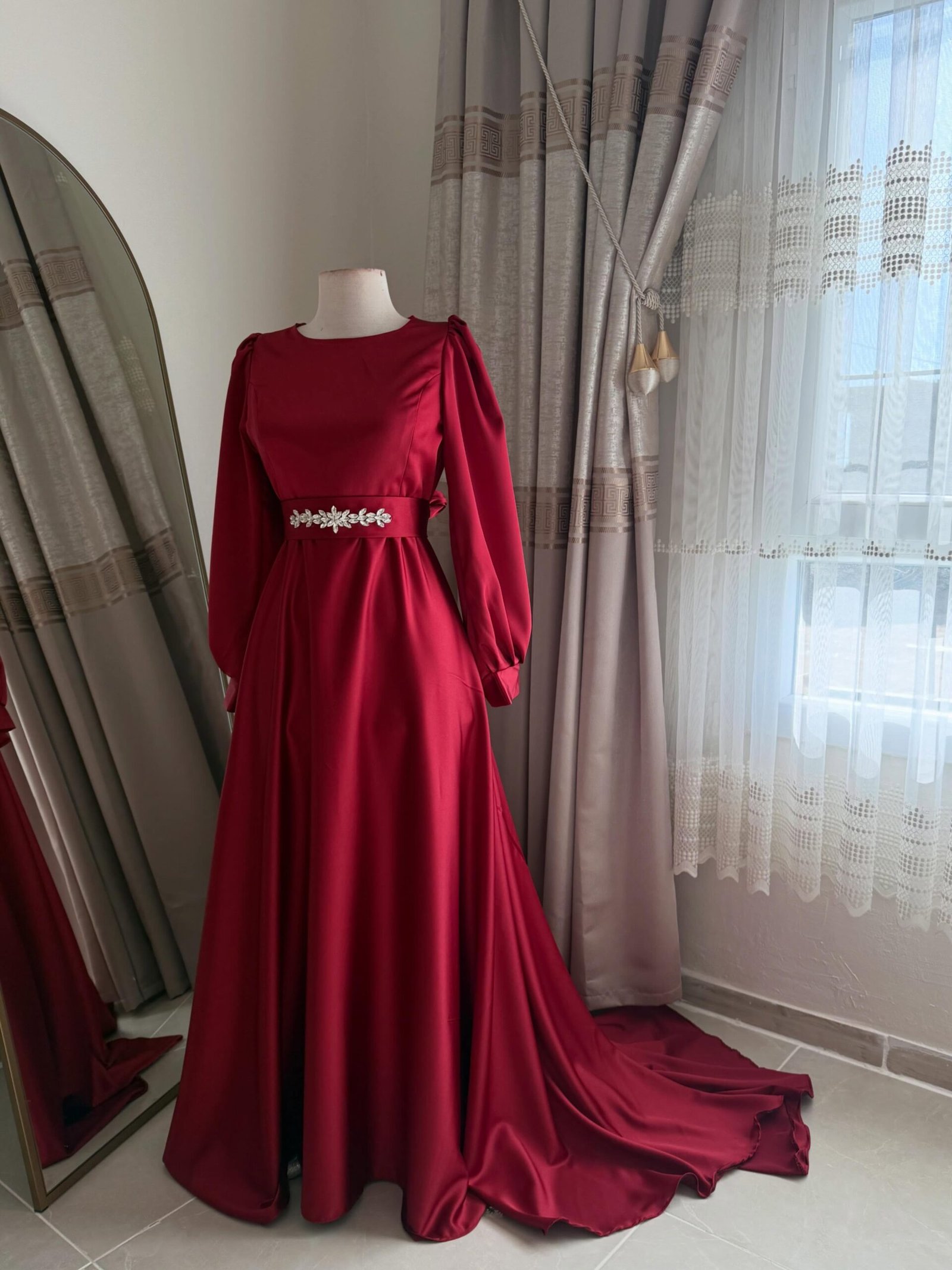 Silk Tail Gown