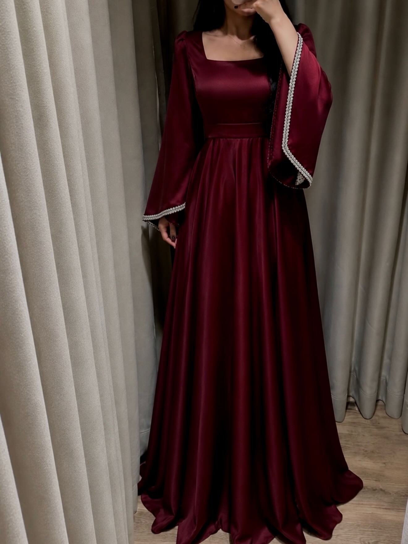 Satin Gown 2
